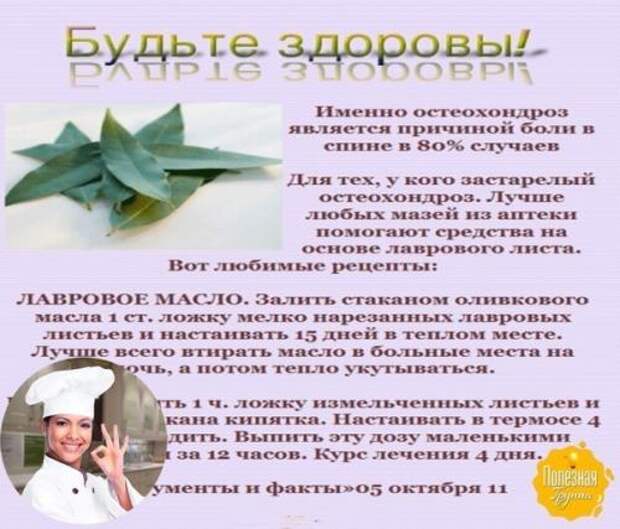 17 болезней, которые лечит обычная «лаврушка»