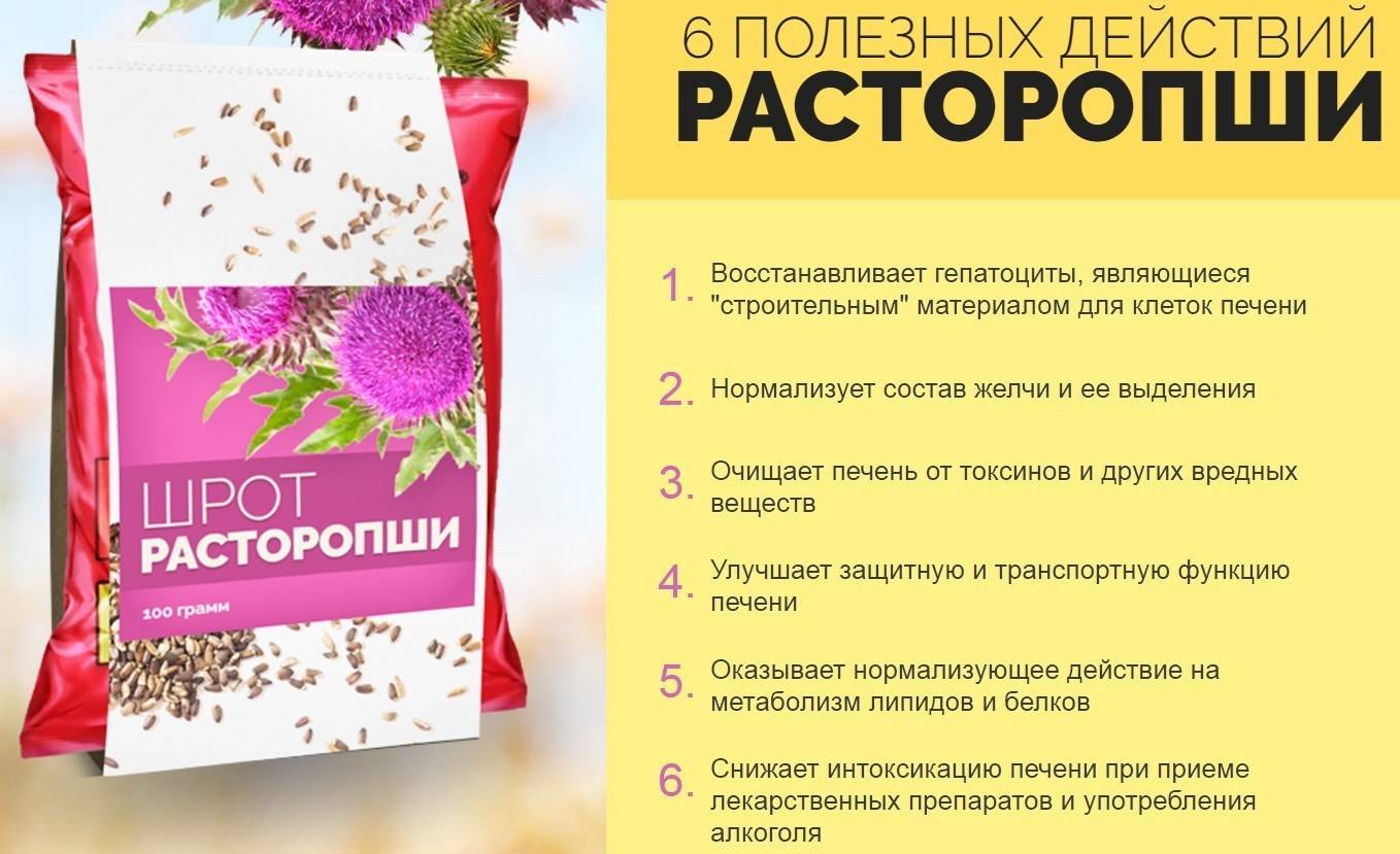Как принимать шрот расторопши для очищения кишечника, организма, для печени Польза шрота и противопоказания