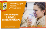 Ингаляция с содой: в небулайзере и паровая - как делать, пропорции раствора