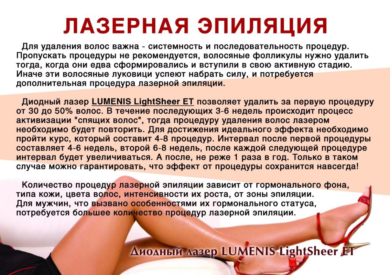 Подготовка перед лазерной эпиляцией: особенности
