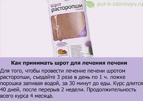 Особенности применения расторопши: шрот, масло, мед, бад