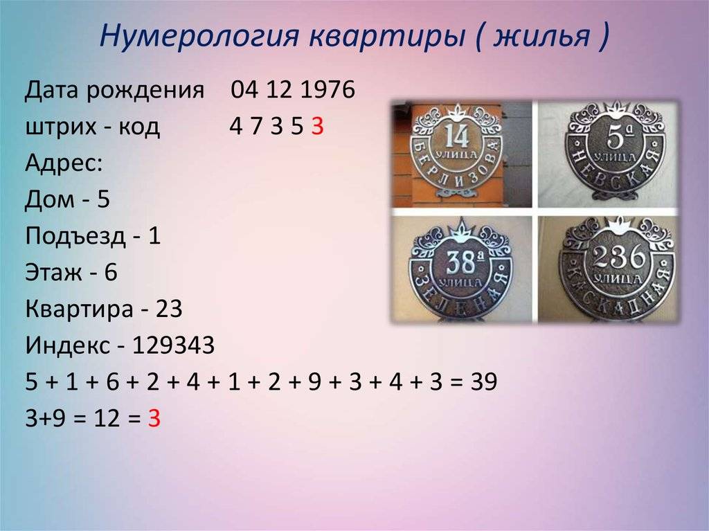 Нумерология. влияние номера квартиры и дома на вашу жизнь - страна мам