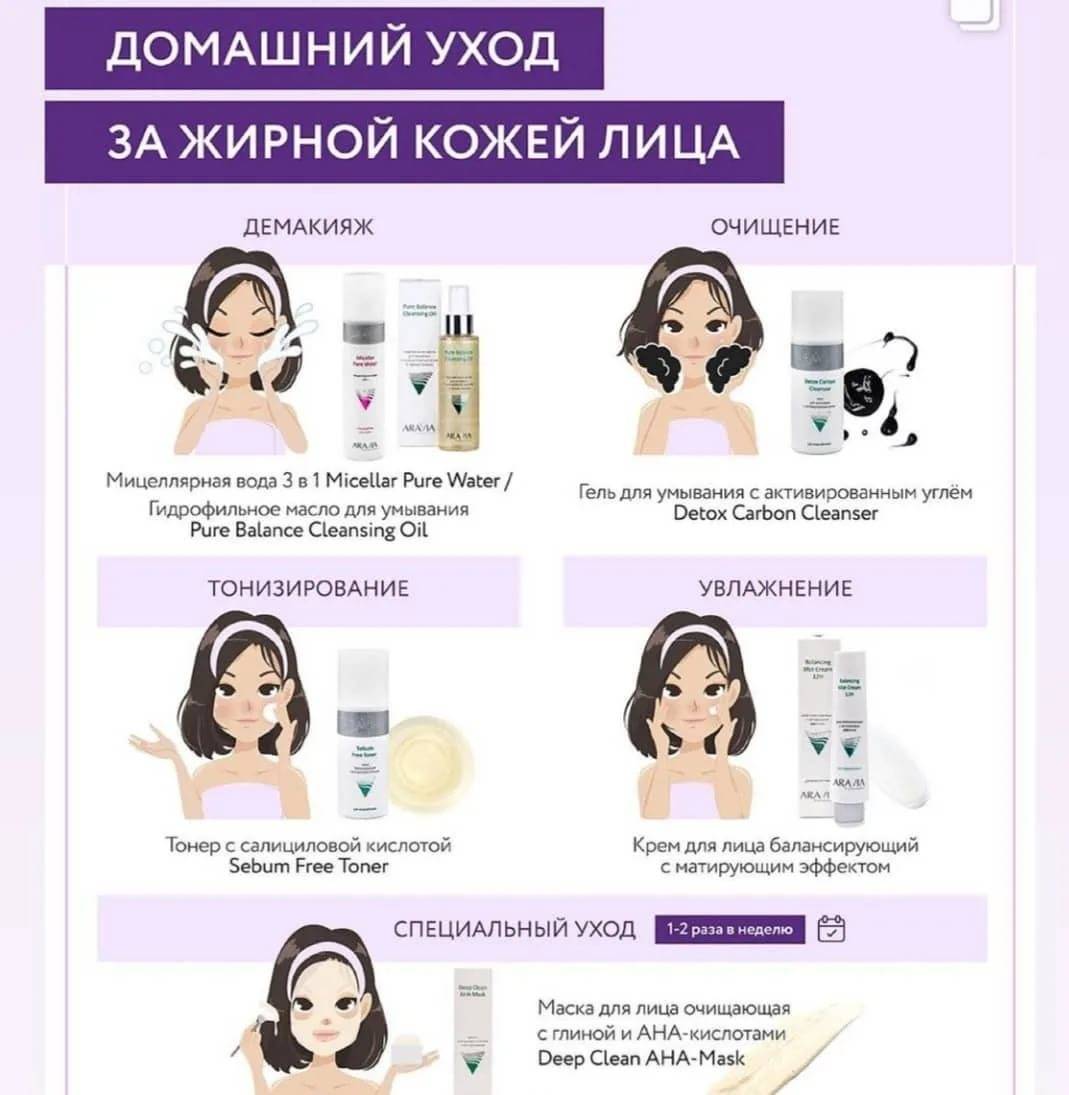 Жирная кожа лица: уход за ней и лечение