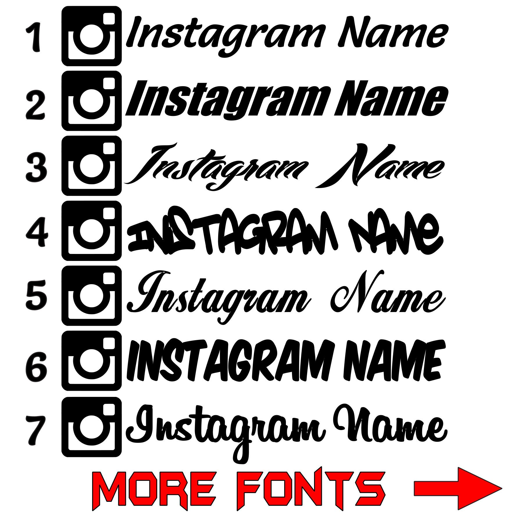 Как написать красивым шрифтом в instagram