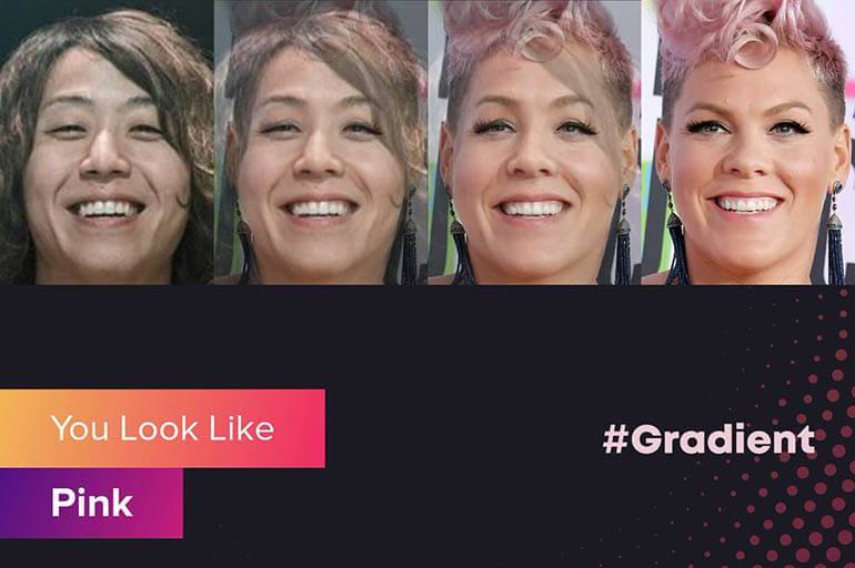 Маска инстаграм "animal you look like". новая фишка gradient
