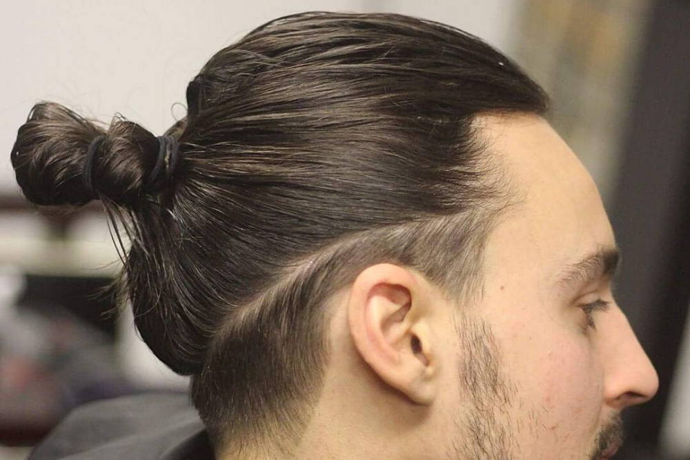 Мужская стрижка top knot (топ нот)
