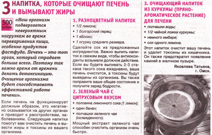 Чем почистить печень - в домашних условиях быстро и эффективно, видео