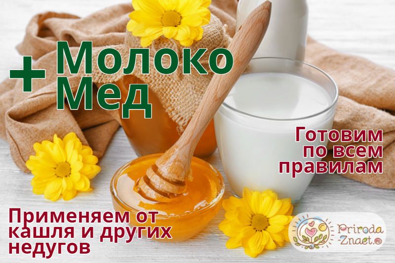 8 рецептов с молоком от кашля у детей ~