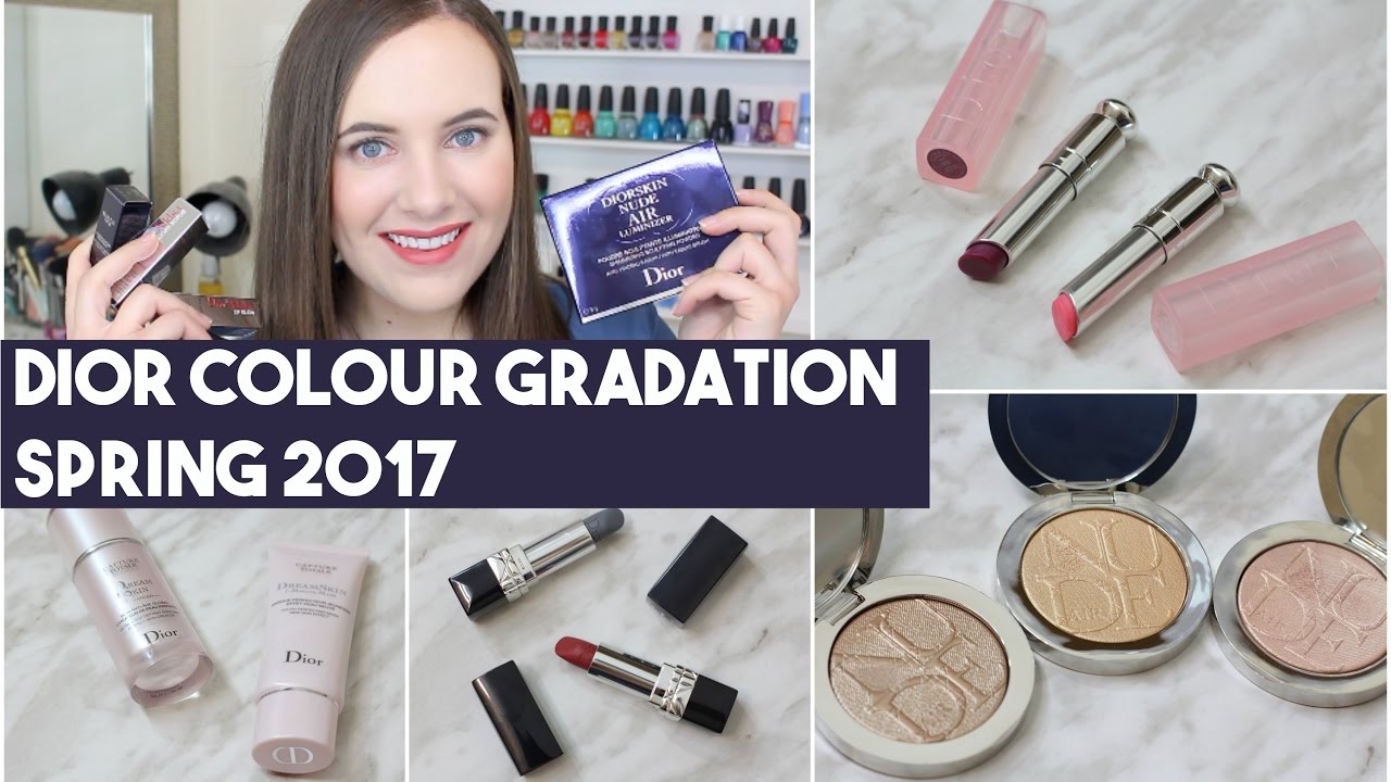 Dior color gradation makeup collection spring 2017