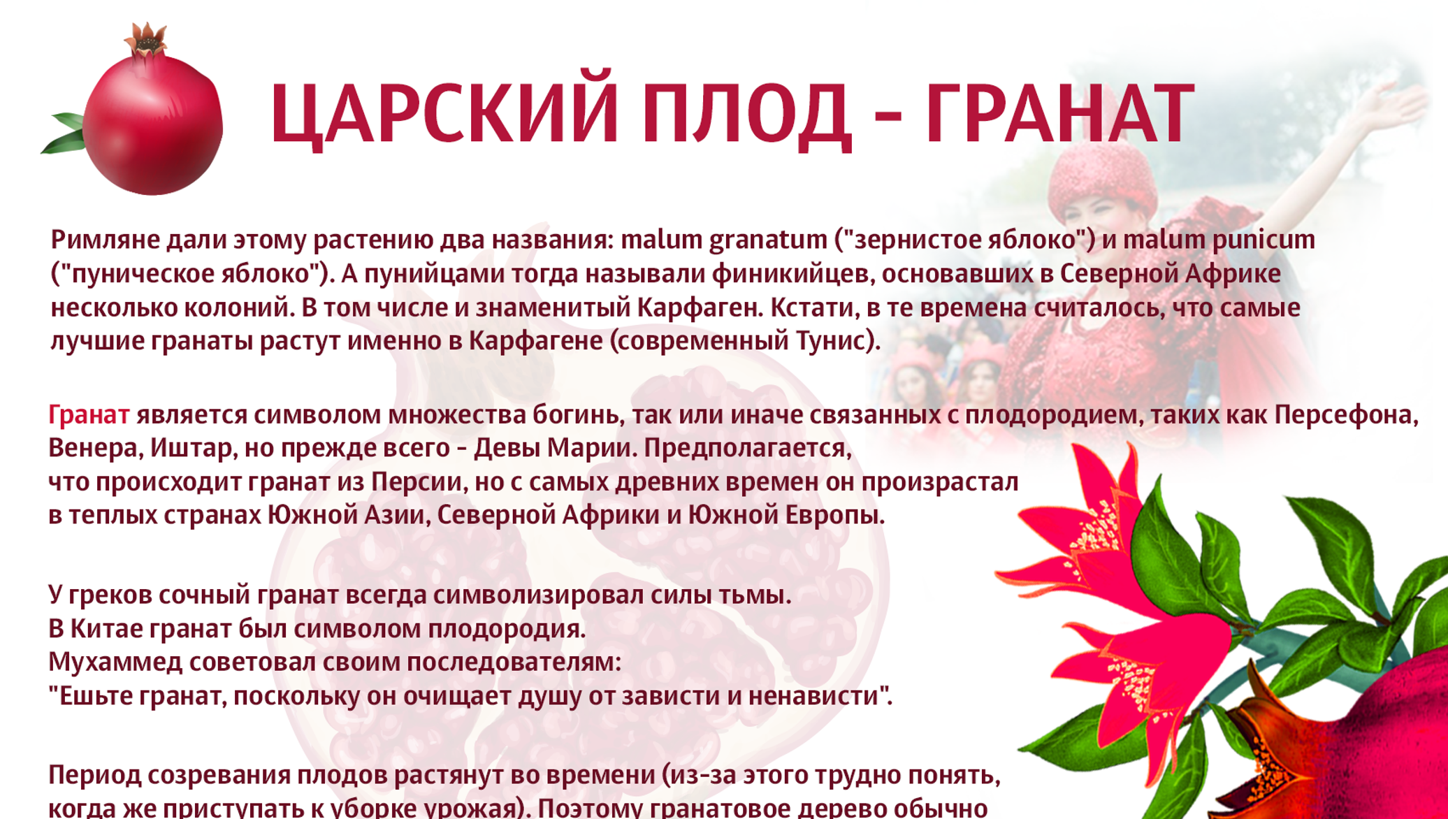 Гранатовый сок: польза и вред