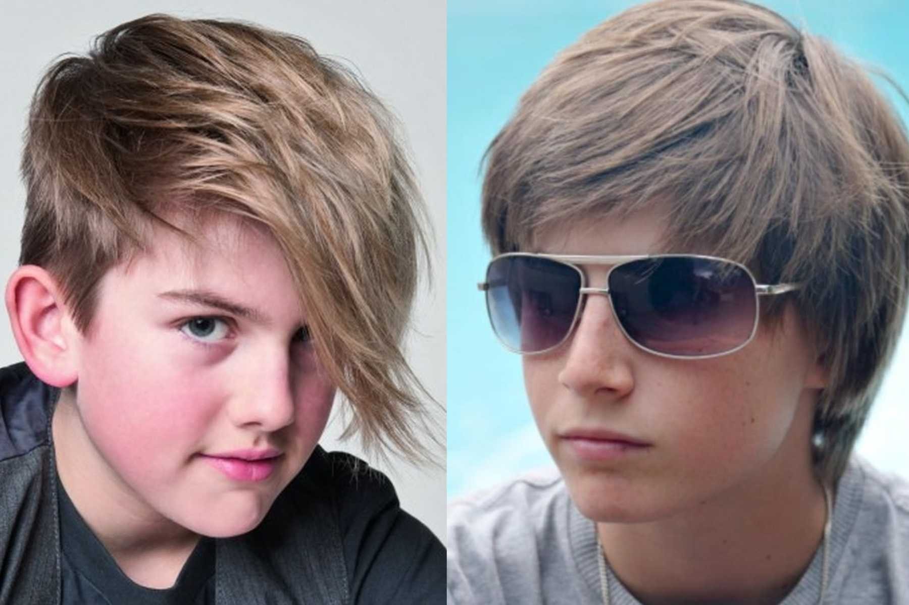 Прически для мальчиков 10 лет модные