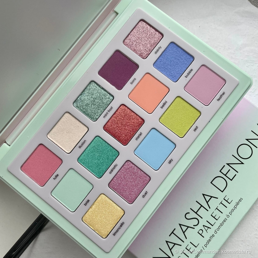 Glam palette by natasha denona – swatches and review