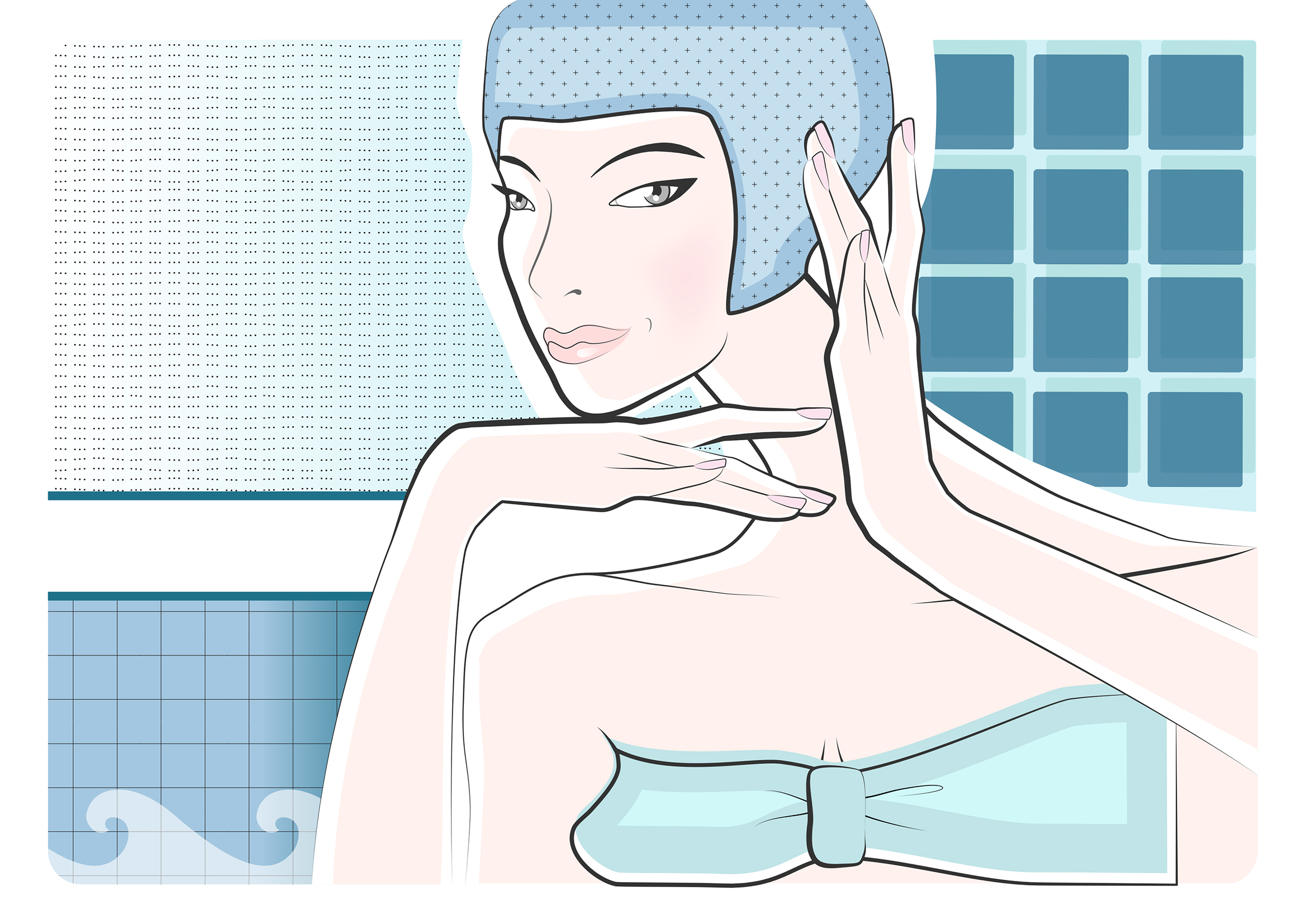 Как удалить хлор из волос - wikihow