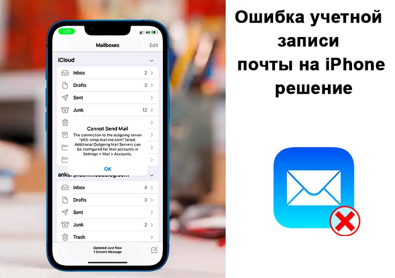 Как настраивать уведомления почтовых веток в почте на айфоне или айпаде