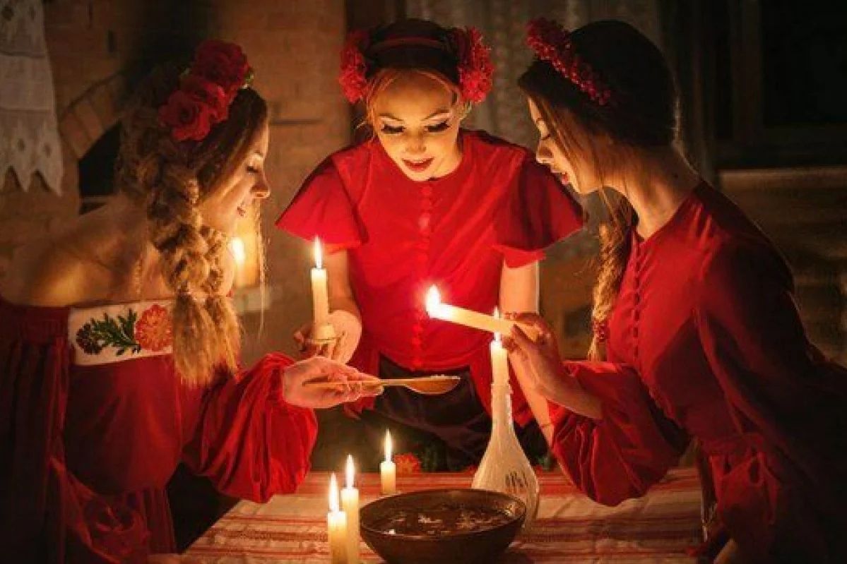 Простые старинные рождественские гадания. ~